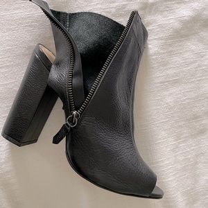 Schutz Open Toe Booties